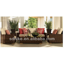 Rattan Garten Sektionssofas